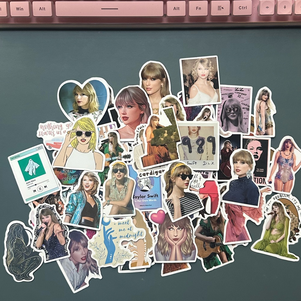 20 Random Pop Star Stickers